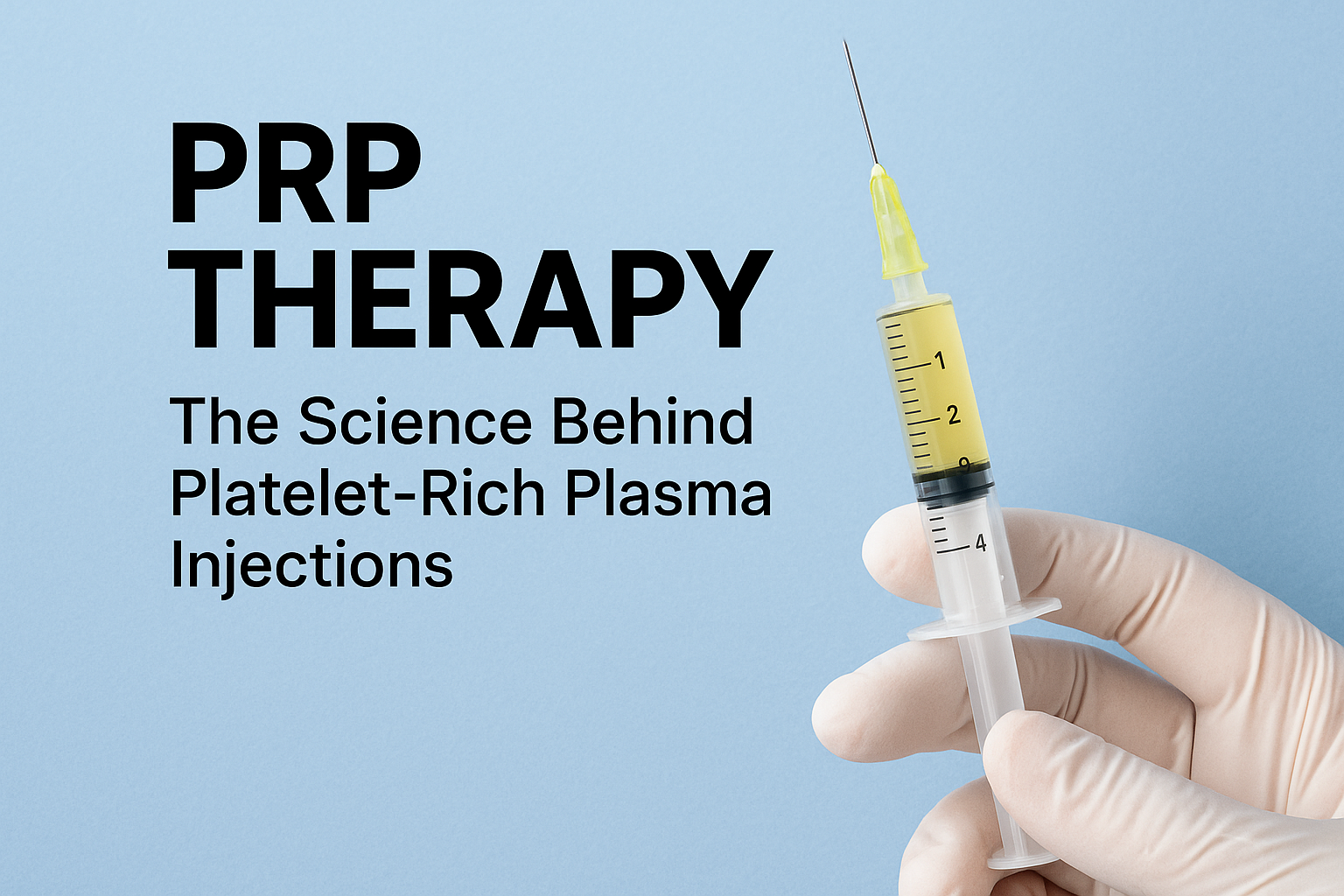 PRP Therapy: The Science Behind Platelet-Rich Plasma Injections