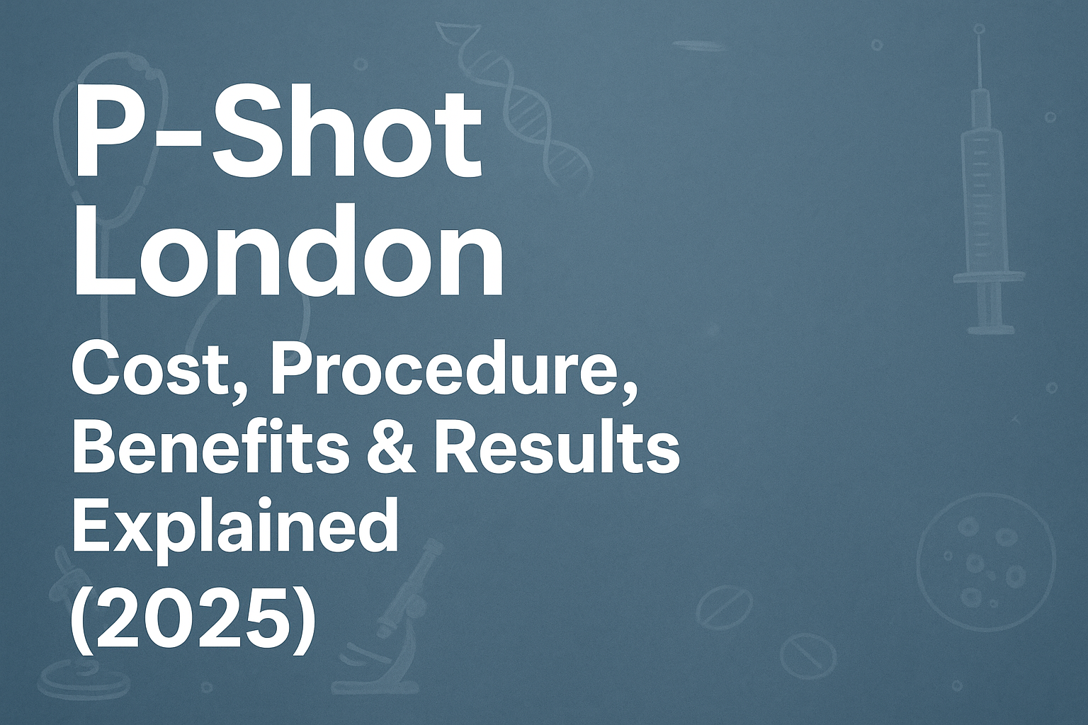 p-shot treatment London