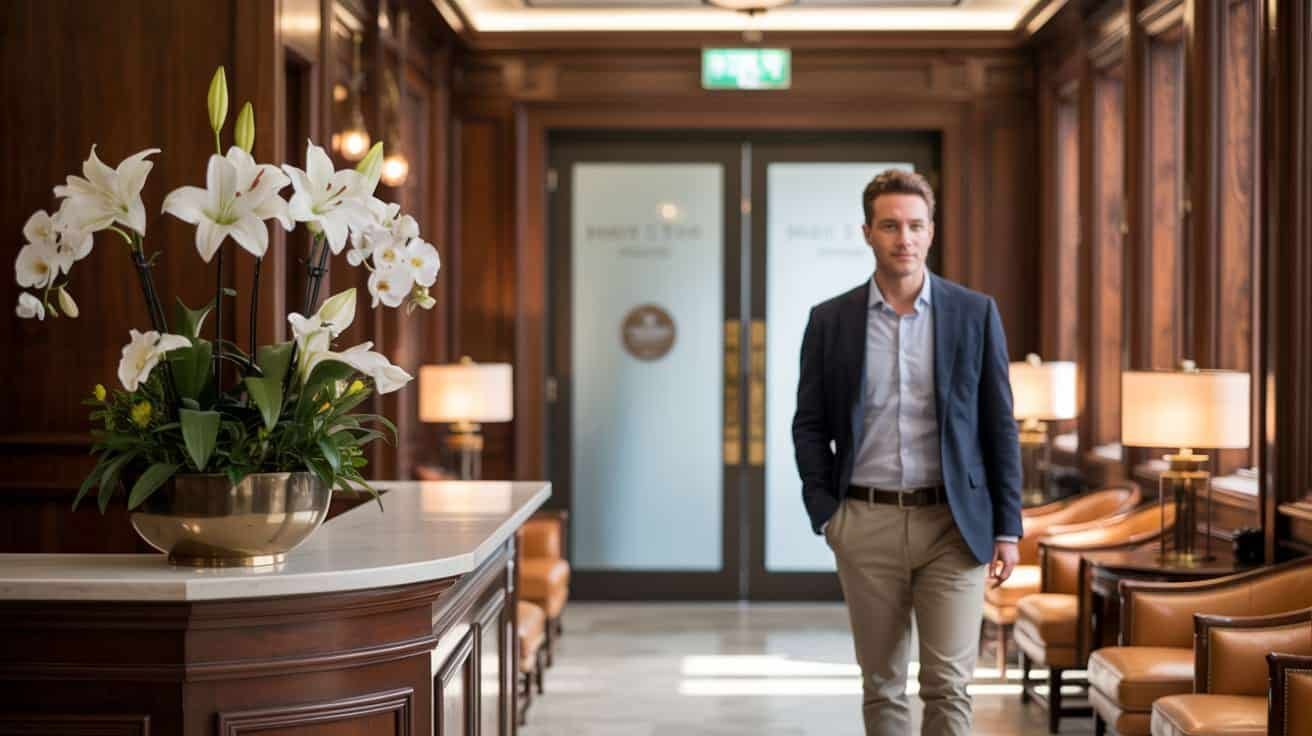 Visiting clinic for P shot treatment