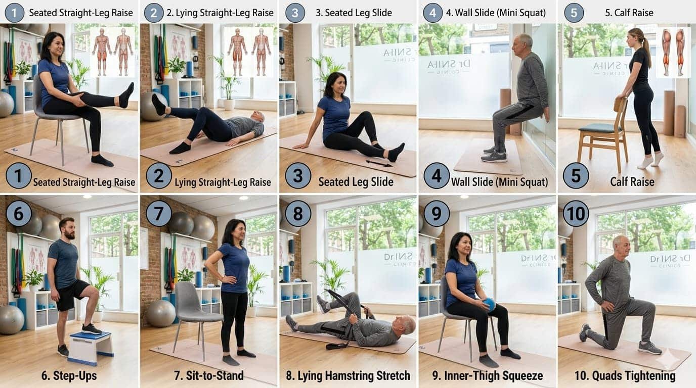 10 Excercise for Knee Pain Relief