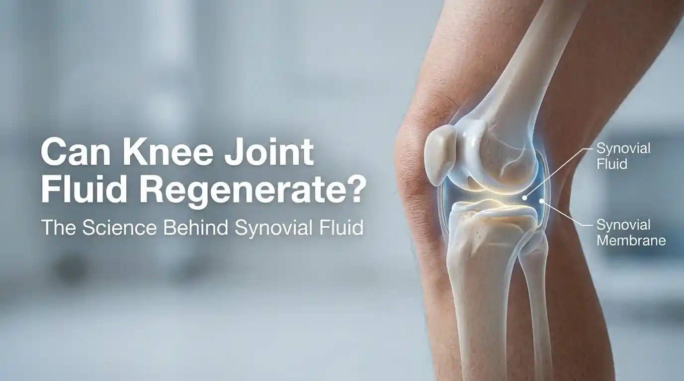 Knee joint anatomy showing synovial fluid and synovial membrane can knee joint fluid regenerate